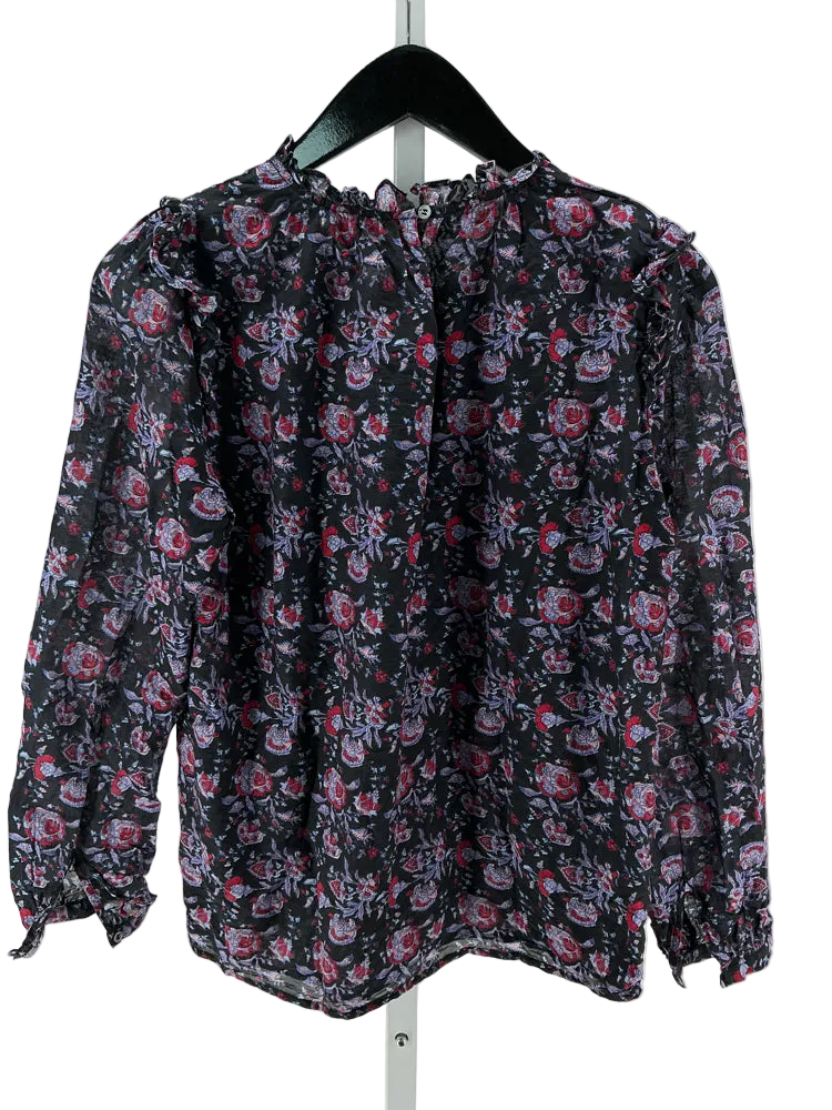 Xirena Size XS Black & Beige Shirt