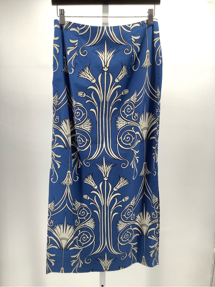 Beyond by Vera Size M Blue Multi Aspen Skirt