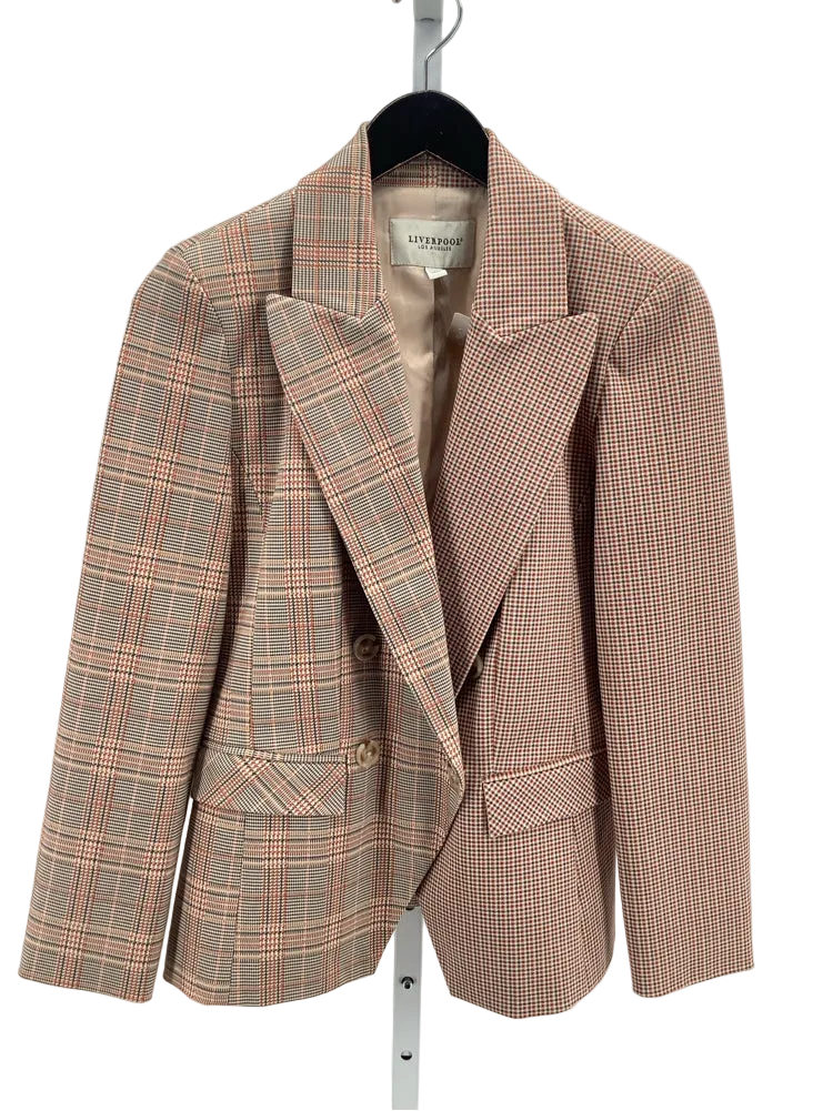 Liverpool Size S Tan Multi Hadley Blazer