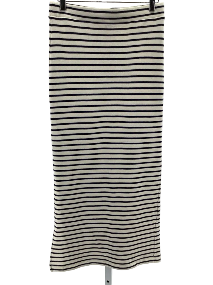 Splendid Size S Cream & navy Whitney Skirt