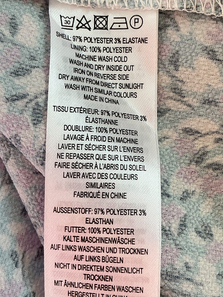 French Connection Size 10 Blue Multi Dress