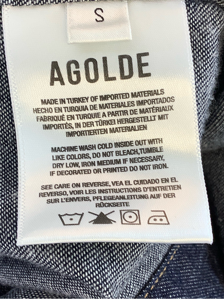 AgoldE Size S Denim Kaelin Shirt