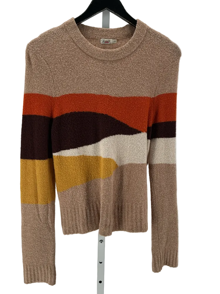 Faherty Size M Tan Multi Sweater