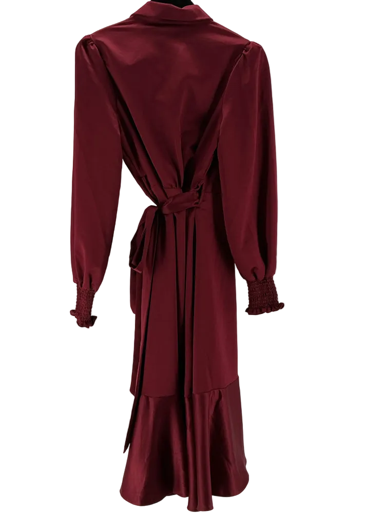 Rachel Parcell Size M Burgundy Dress