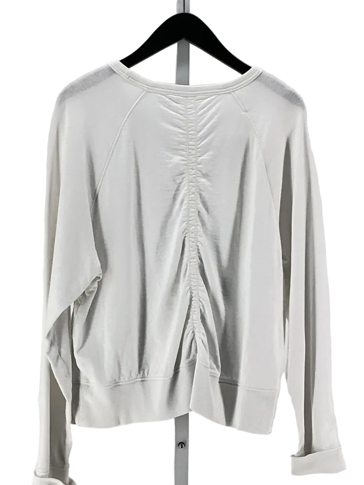 Athleta Size XL White Sweatshirt