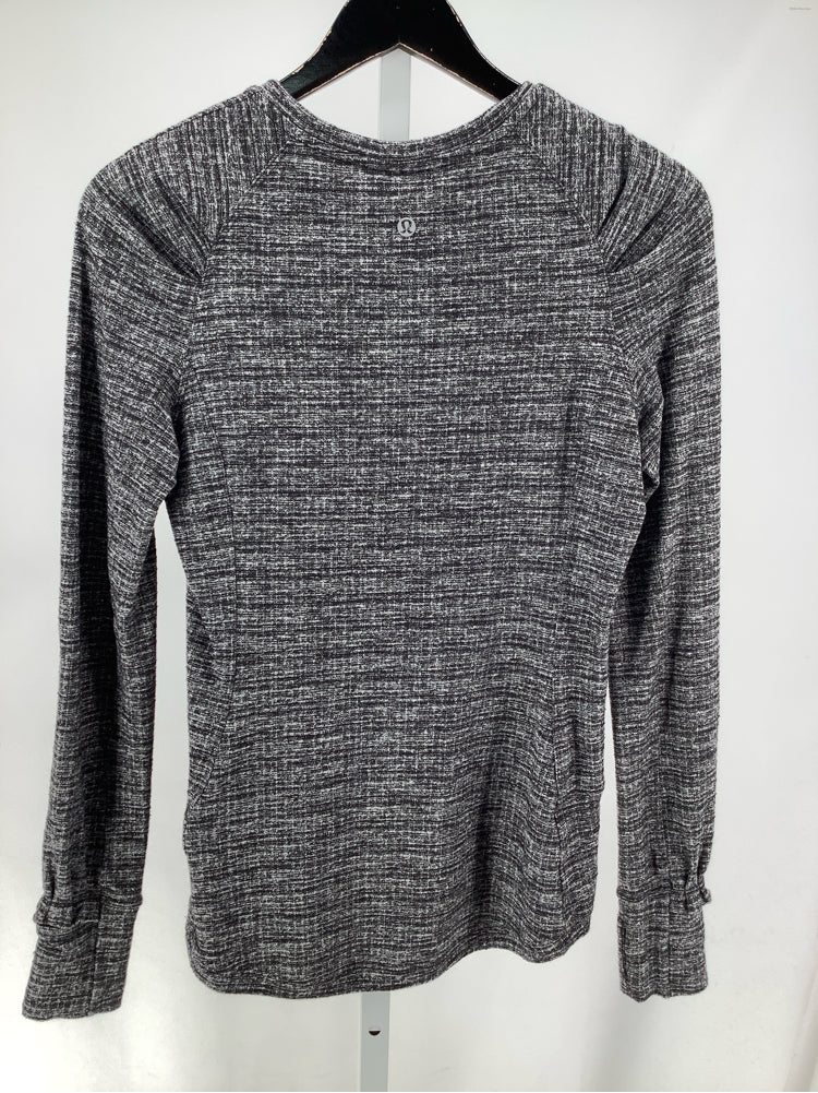 lululemon Size 6 Black & White Shirt