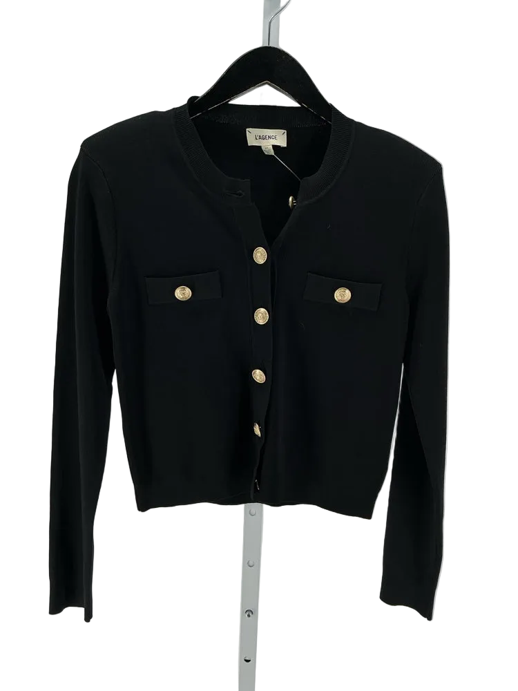L'Agence Size S Black Toulouse Sweater