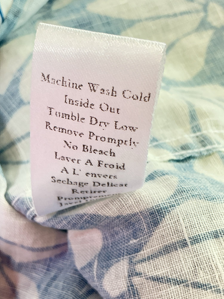 Frank & Eileen Size M Blue & White Dress