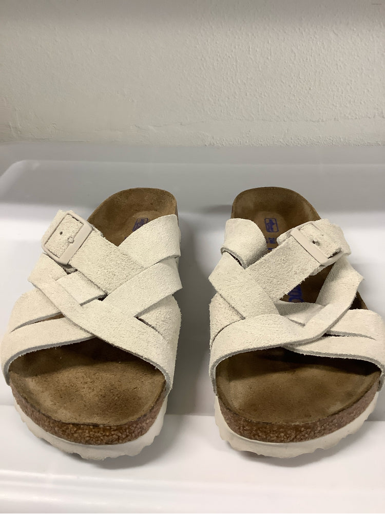 Birkenstock Shoe Size 6.5 Off White Lugano Sandals
