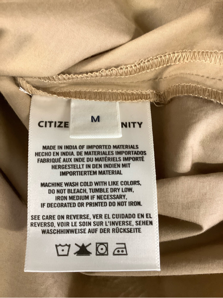 Citizens of Humanity Size M Tan Penny Shirt