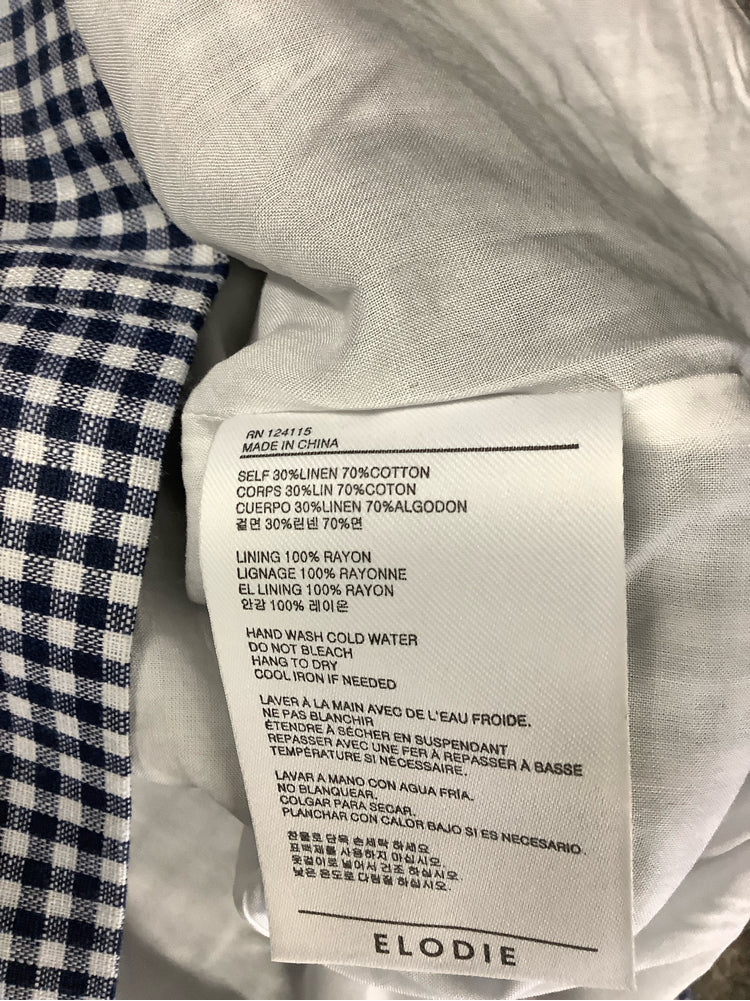 Elodie Size L Navy & white Britney Shirt