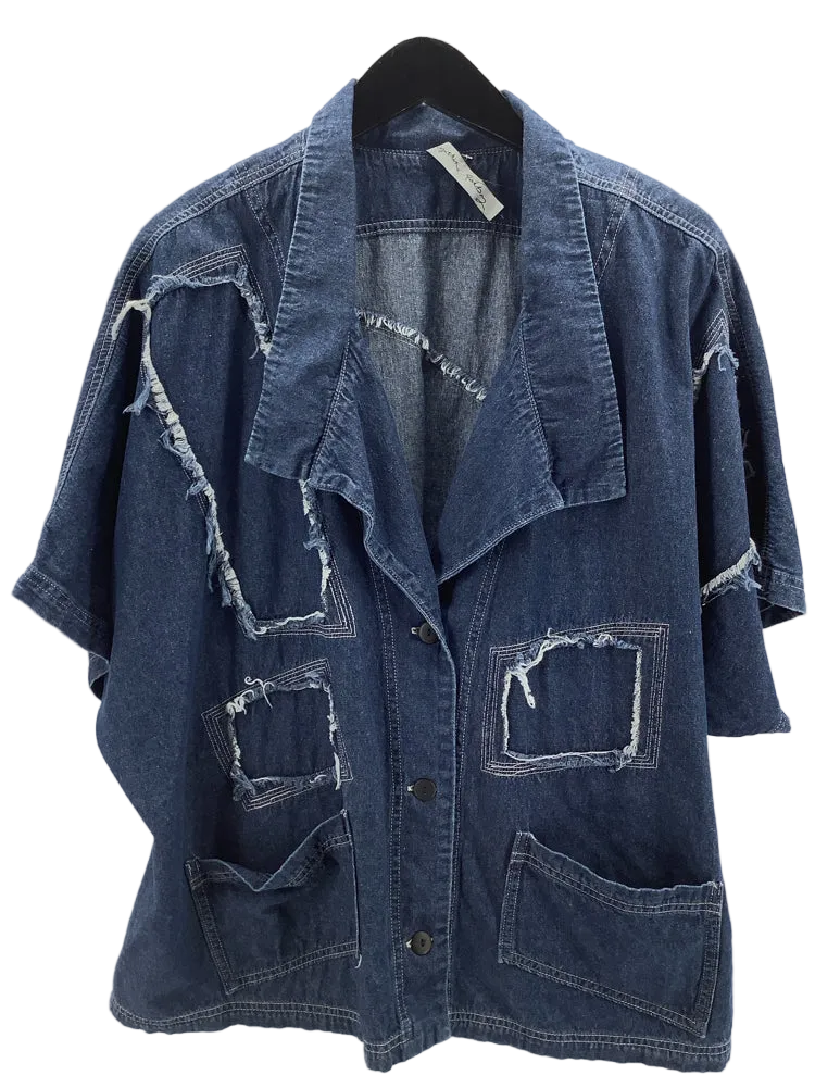 Cynthia Ashby Size M L XL Denim Storm Jacket