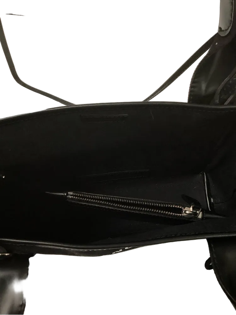 Balenciaga Black Navy Cabas Handbags