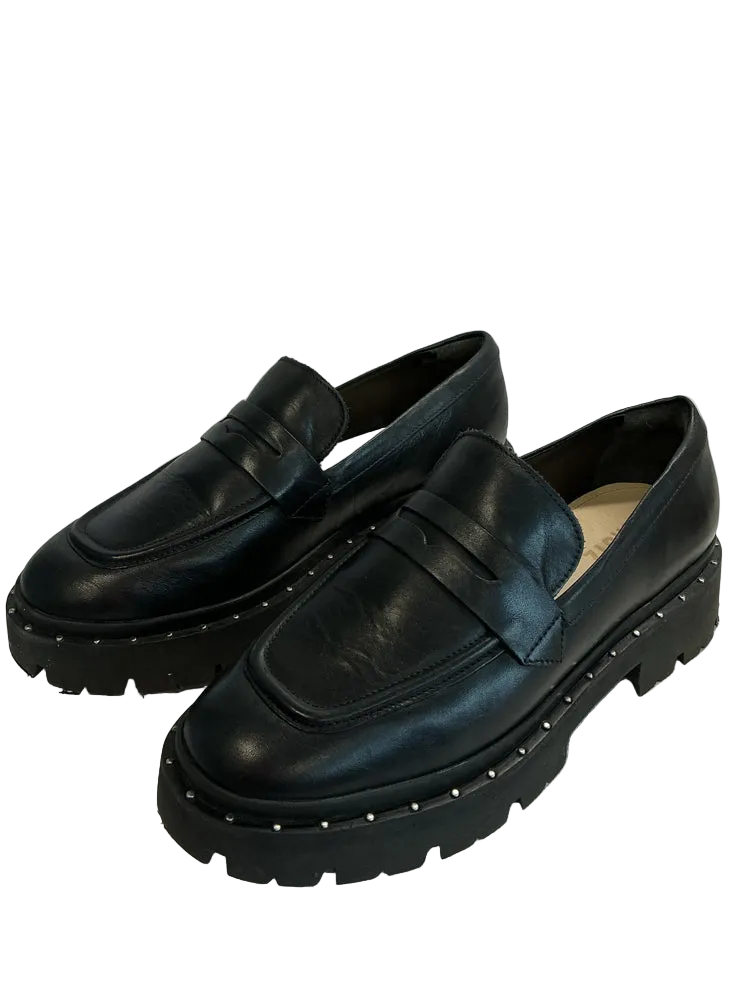 Schutz Shoe Size 8 Black Loafers
