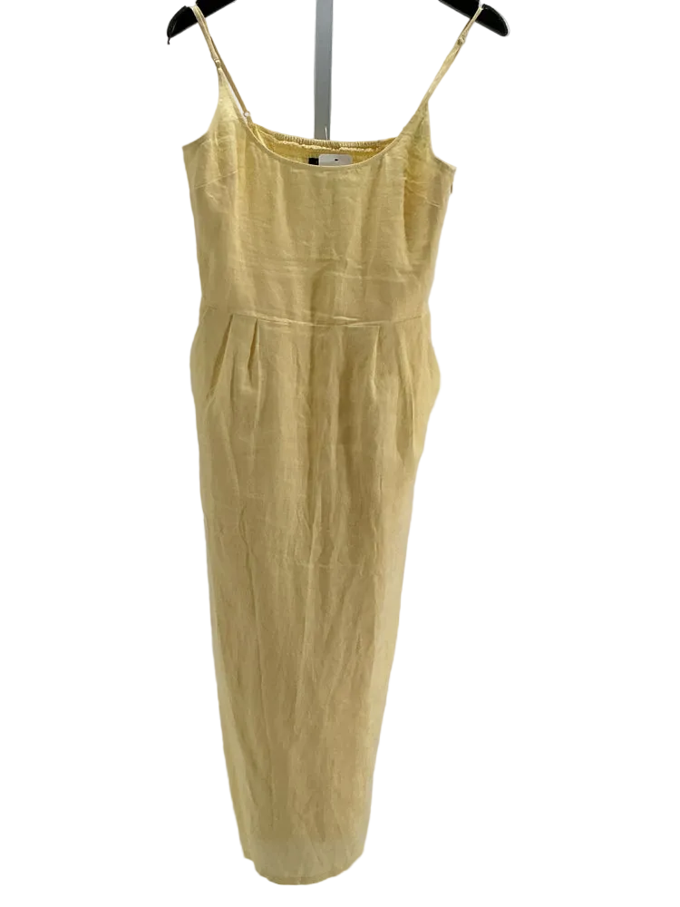 Quince Size S Yellow Dress