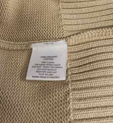 White + Warren Size L Tan Sweater