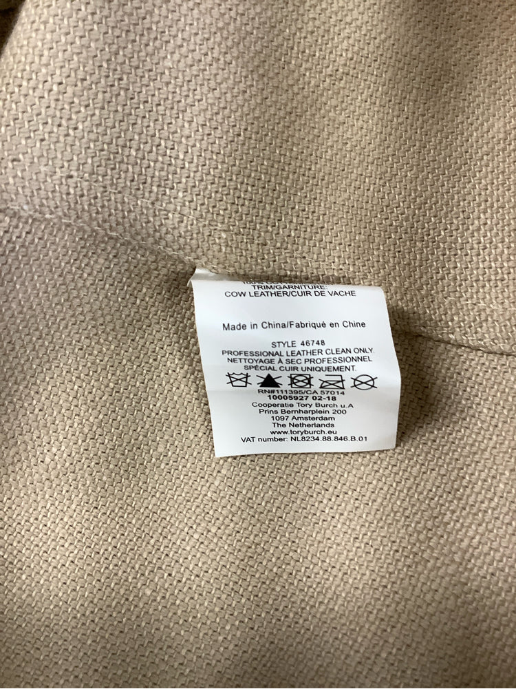 Tory Burch Size 4 Tan & Brown Camden Jacket