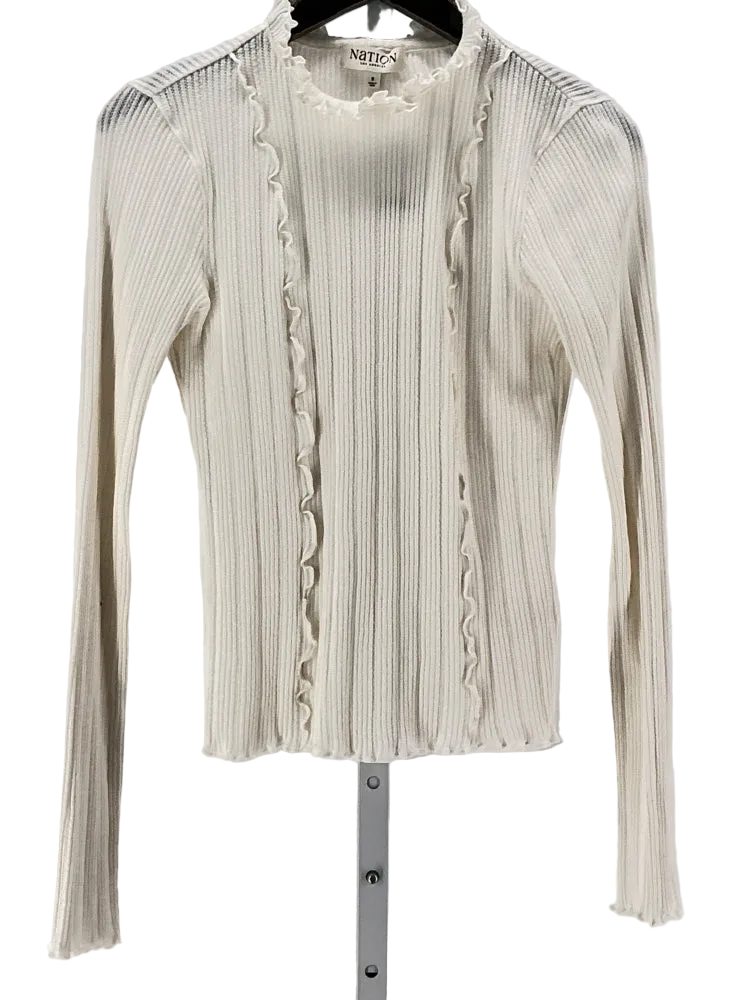 Nation Size S Cream Shirt