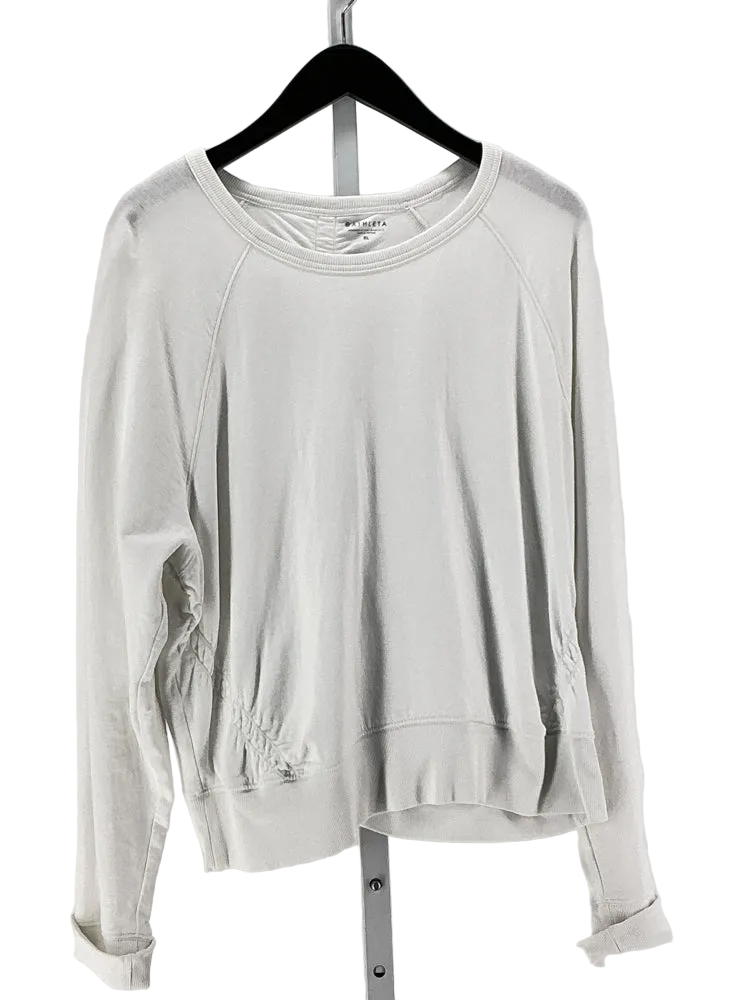 Athleta Size XL White Sweatshirt