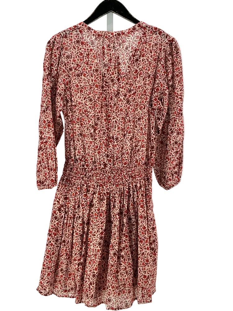 Sundry Size 2 Red & Tan Dress