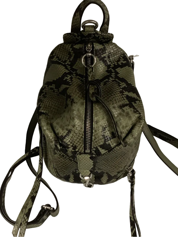 Rebecca Minkoff Green & Black Julian Backpack