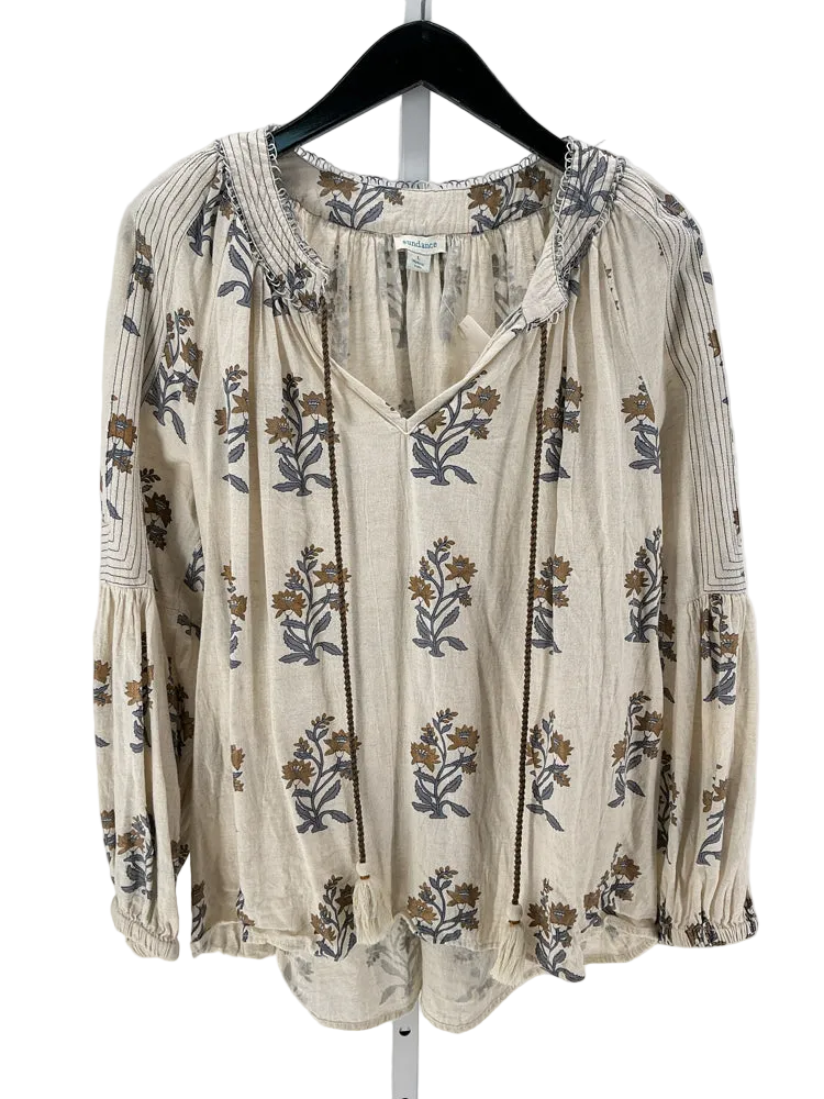 Sundance Size L Tan Multi Shirt