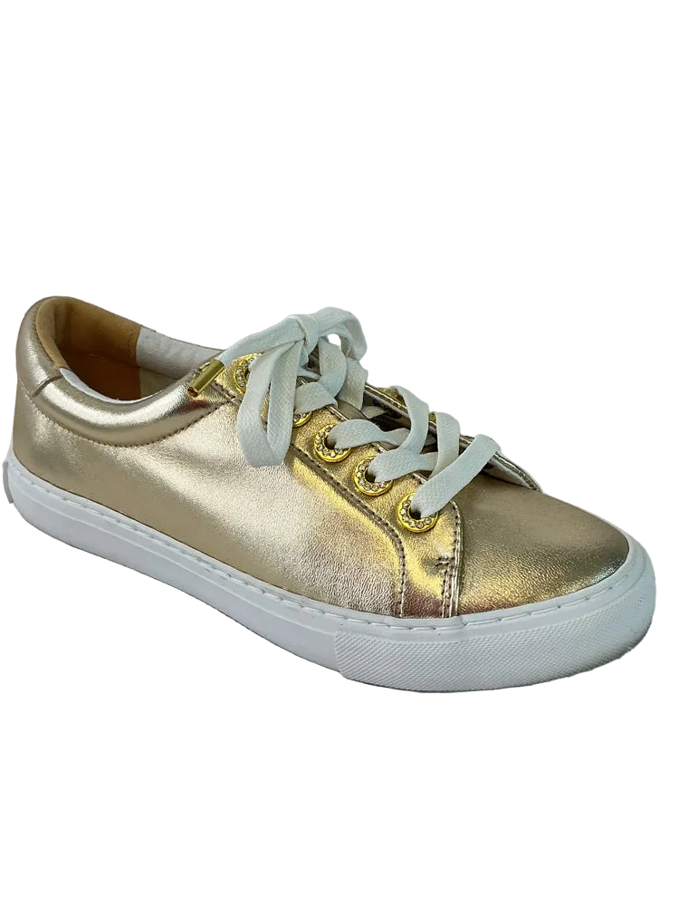Lilly Pulitzer Shoe Size 6 Gold Sneakers