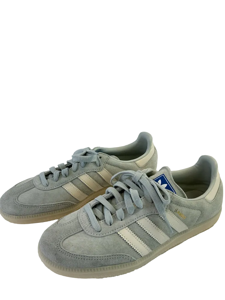 adidas Shoe Size 8 Blue Samba Sneakers