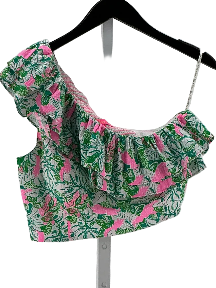 Lilly Pulitzer Size 6 Green multi Shirt