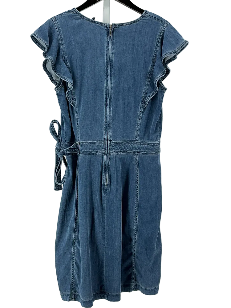 White House Black Market Size 8 Denim Dress