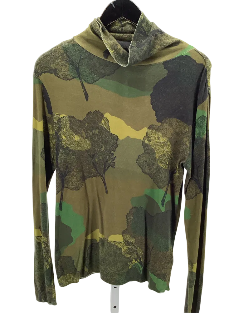Soeur Size M Green multi Harper Forest Shirt