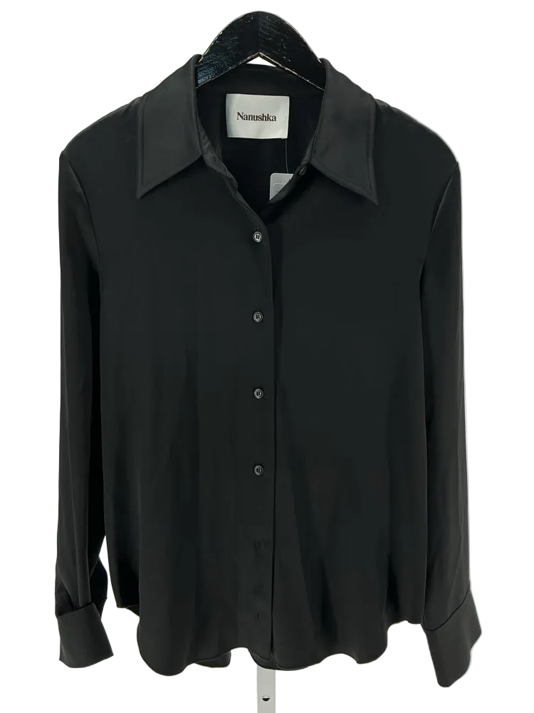 Nanushka Size XS Black Shirt