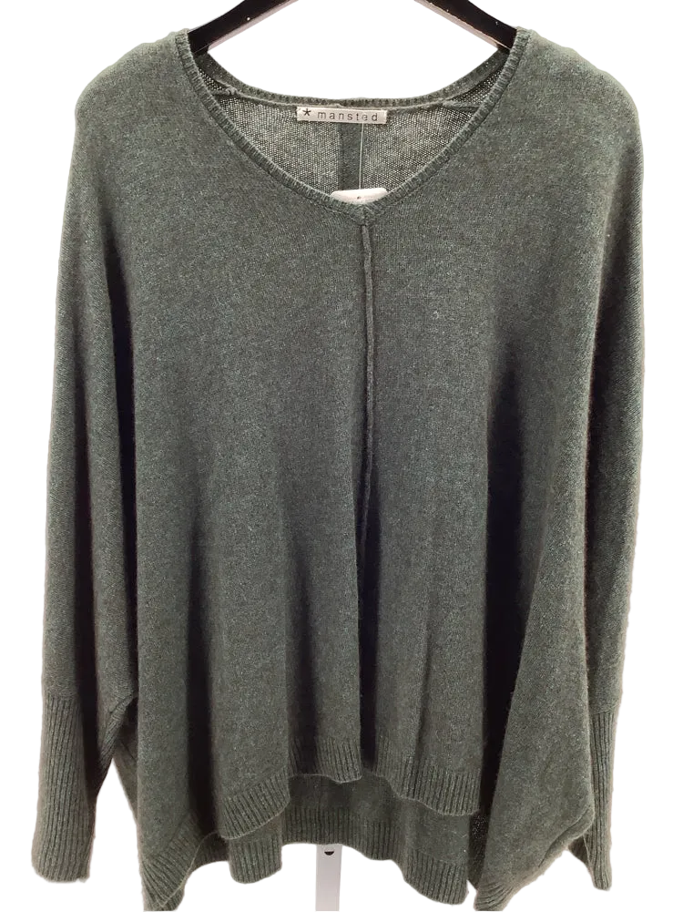 mansted Size M Green Sweater