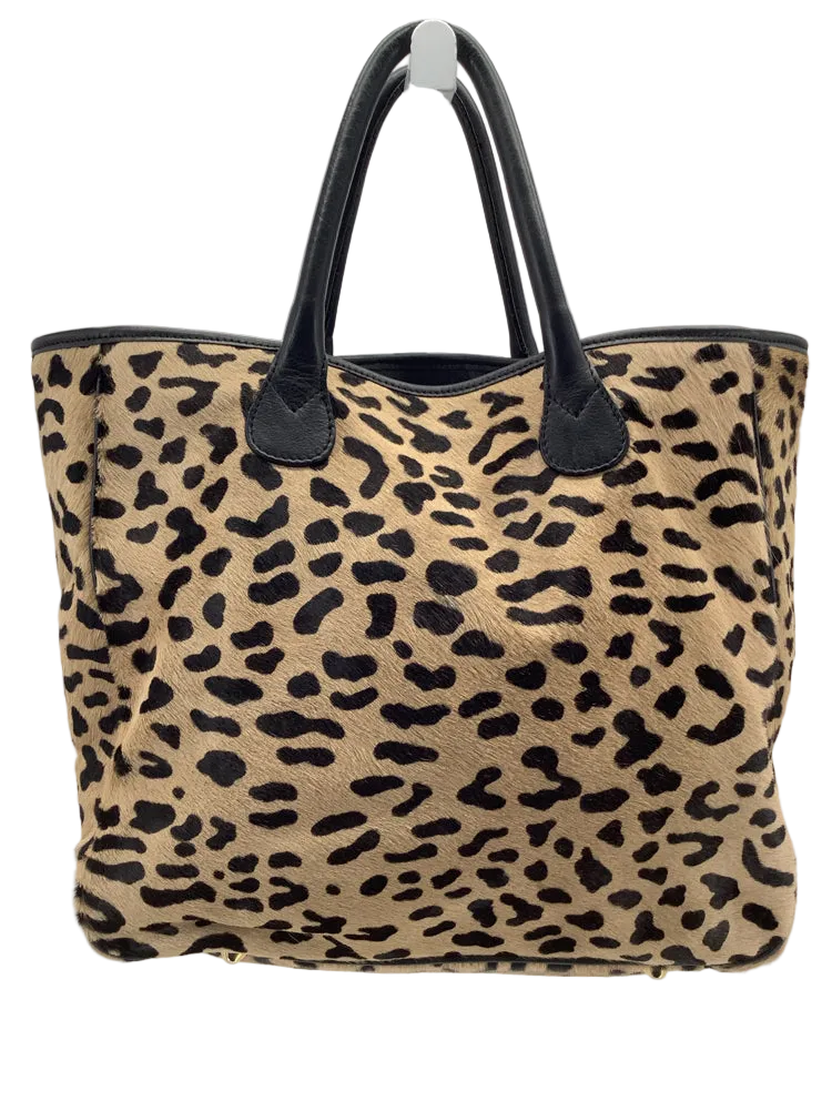 Mark & Graham Black & Tan Telluride Tote