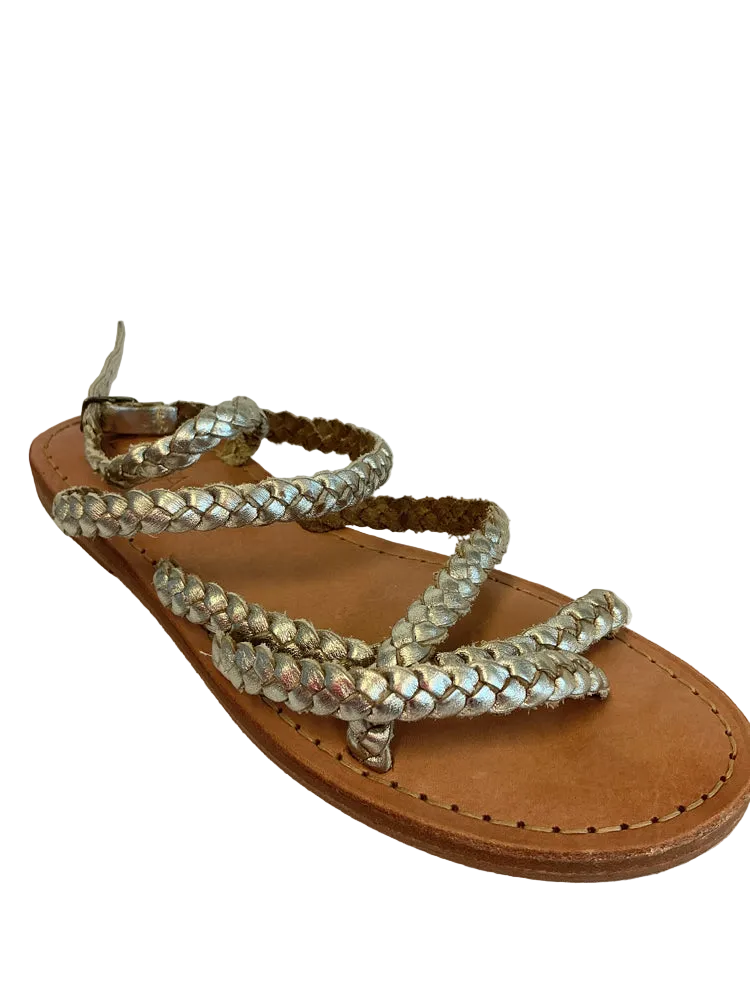L Space Shoe Size 6 Gold Sandals