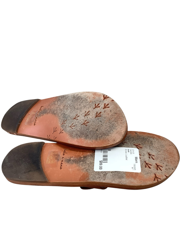 beek Shoe Size 8 Brown Sandals