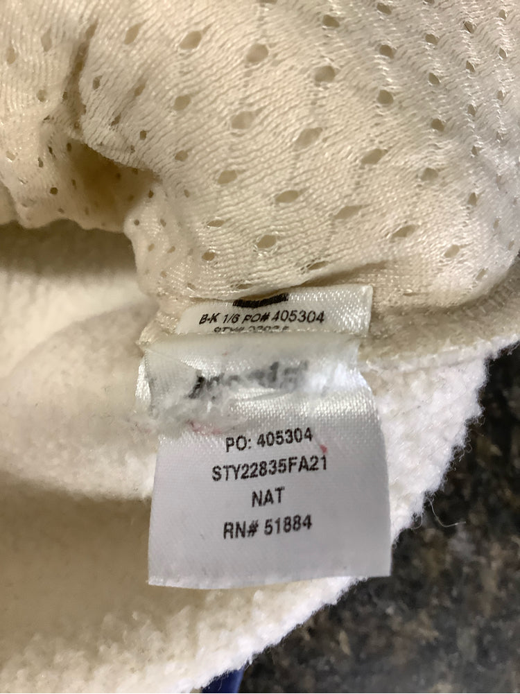 Patagonia Size S Cream & Blue Retro Pile Sweatshirt