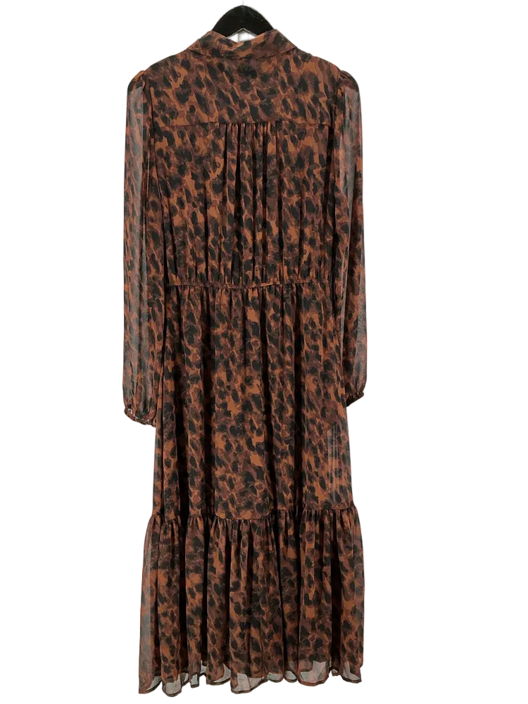 Evereve Size M Brown & Black Dress