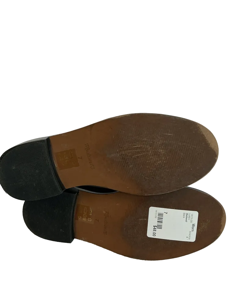 Madewell Shoe Size 7 Black Loafers