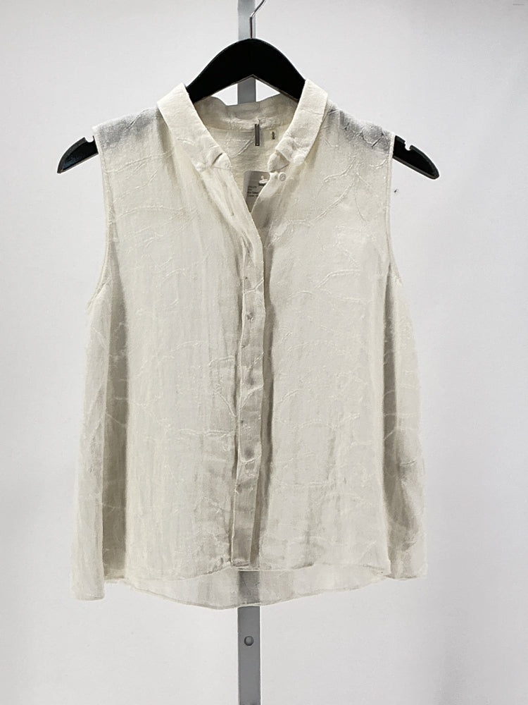 Elie Tahari Size XS Cream Shirt