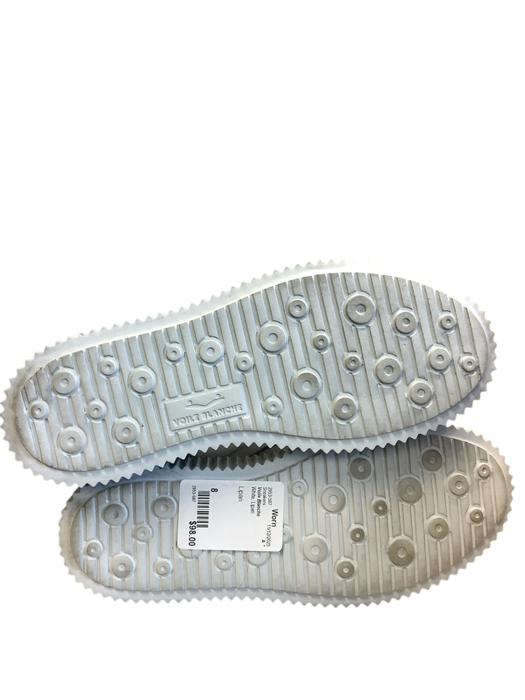 Voile Blanche Shoe Size 8 White Lipari Sneakers