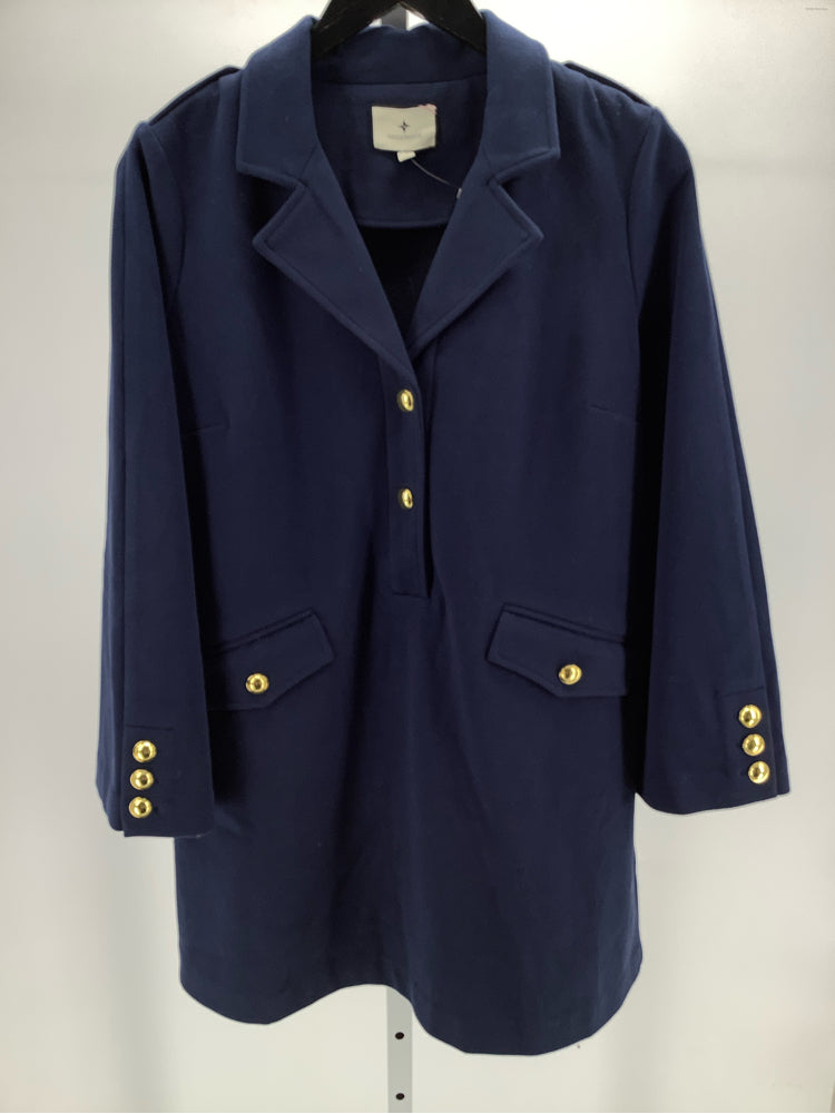 Tuckernuck Size M Navy Malia Dress
