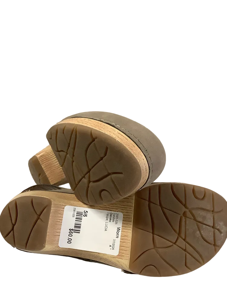 Dansko Shoe Size 5/6 Taupe LUCIA Sandals