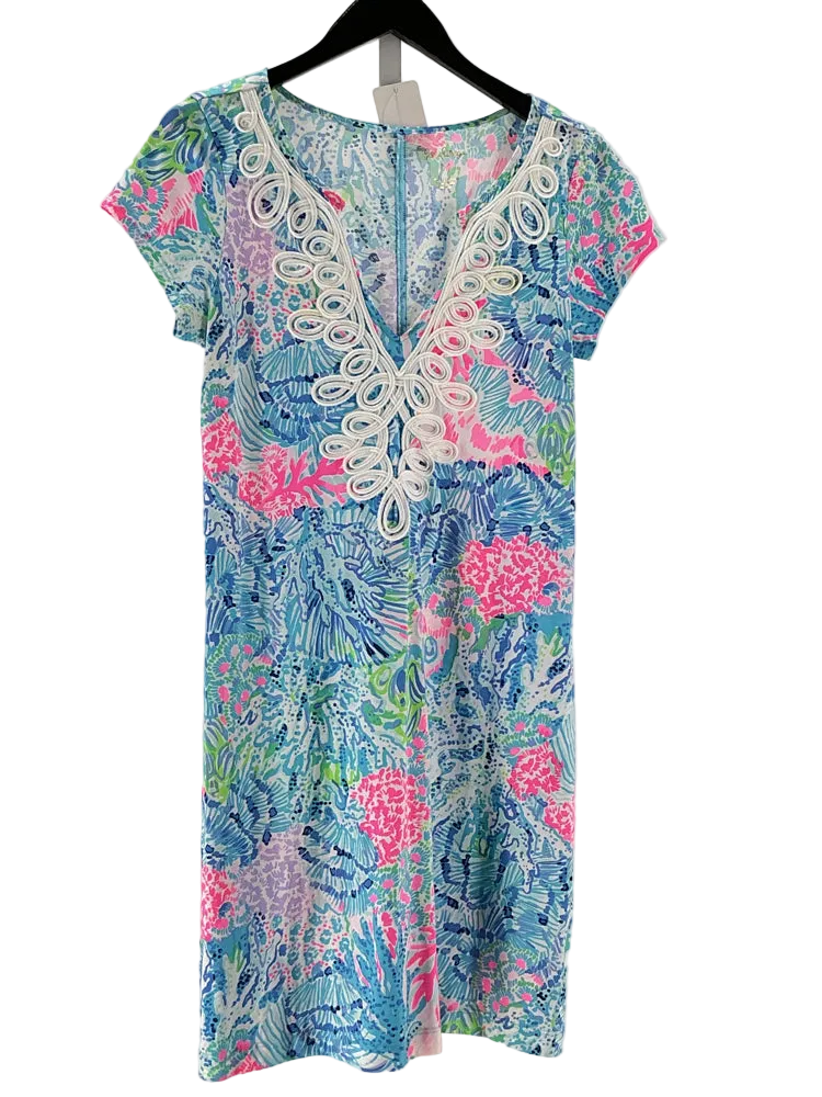 Lilly Pulitzer Size M Blue Multi Dress