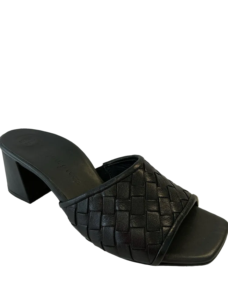 Paul Green Shoe Size 7 Black Tisha Mules