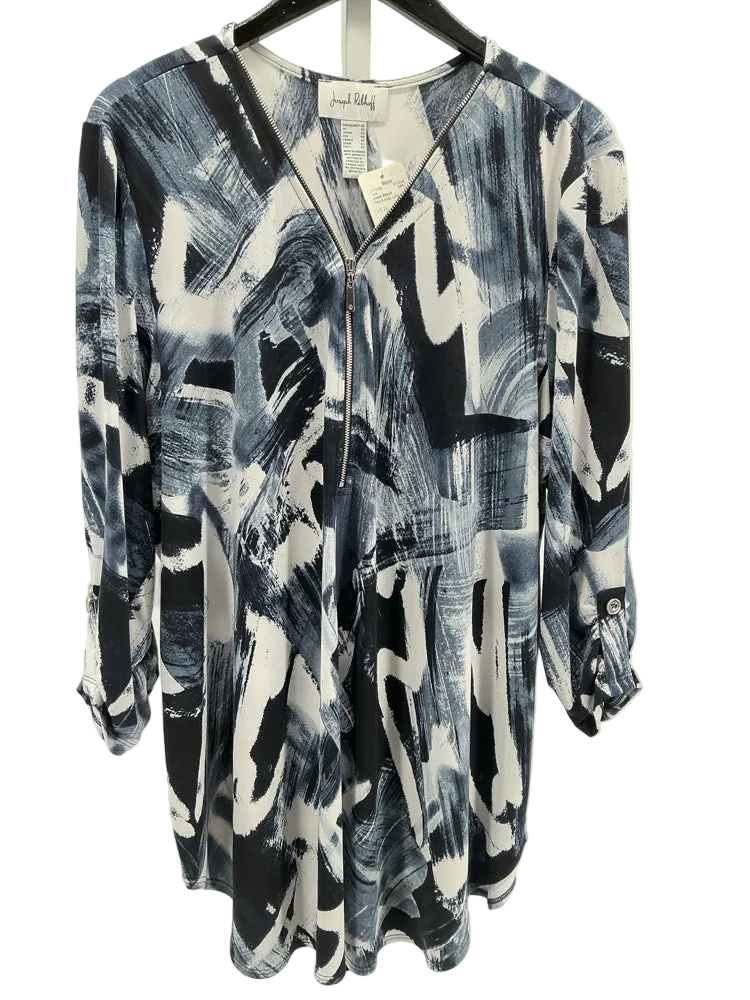 Joseph Ribkoff Size 20 Navy & white Tunic