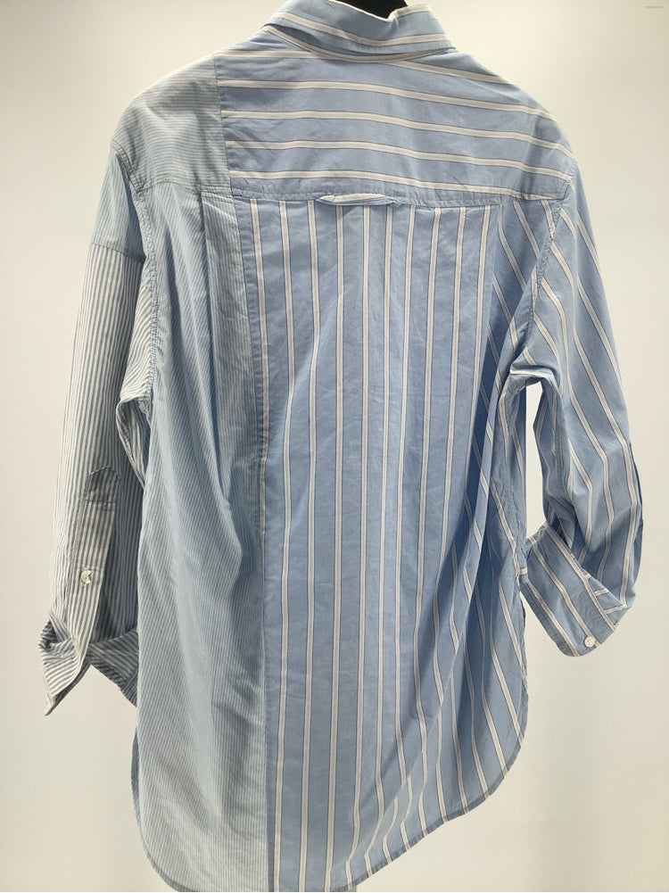 Citizens of Humanity Size XS Blue & White Shirt