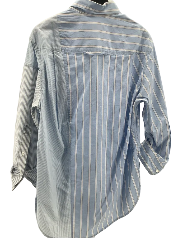 Citizens of Humanity Size XS Blue & White Shirt
