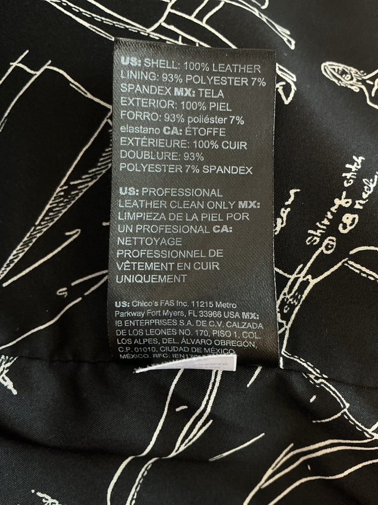 White House Black Market Size 6 Black Jacket