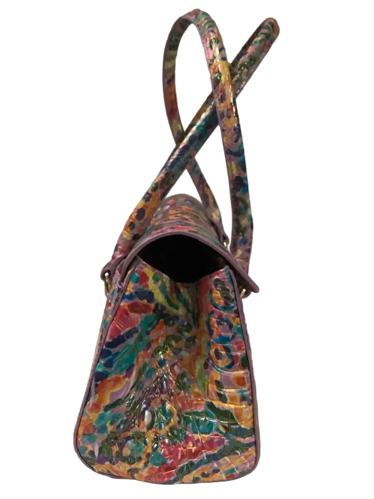 Brahmin Pink Multi Dayan Handbags